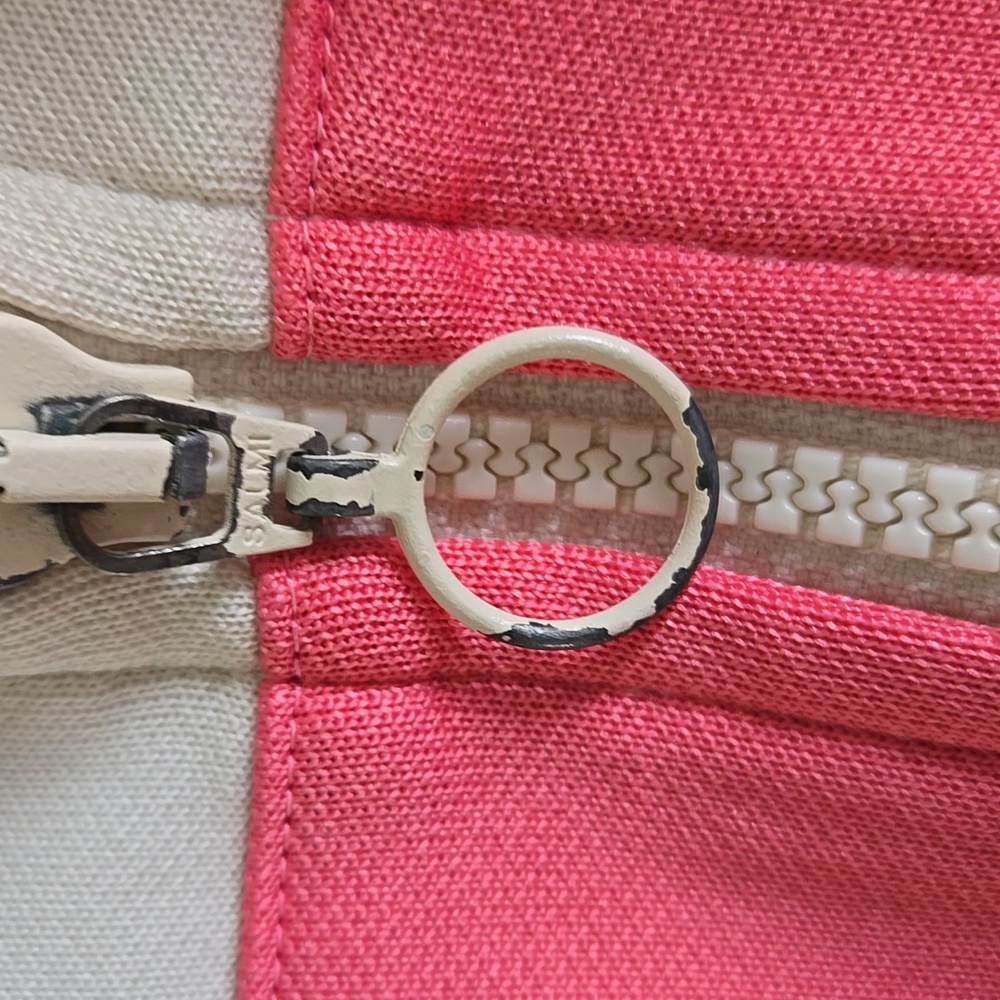 Lacoste Women's Pink and Brown Track Jacket - Picture 9 of 9